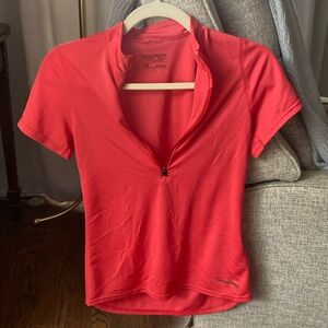 Patagonia short sleeve golf top with zipper, XXS